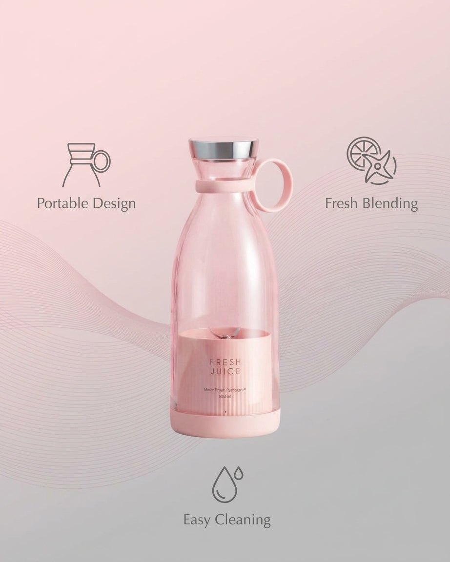 Electric Portable Mini Juicer Bottle enhanced 2